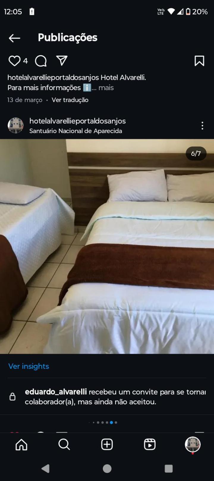 Hotel Portal Dos Anjos Aparecida  Esterno foto
